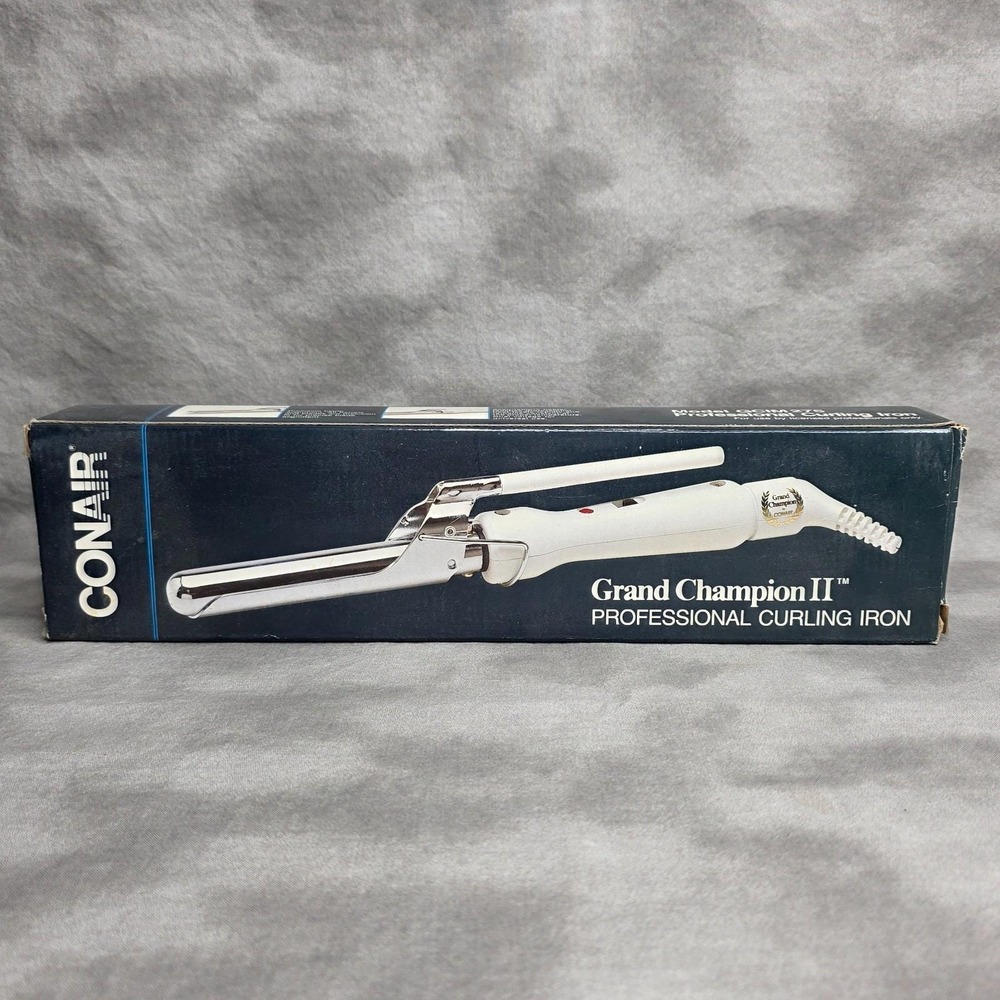 Conair Grand Champion II 3/4" Curling Iron #GCIMS275 Vtg 1988 NEW